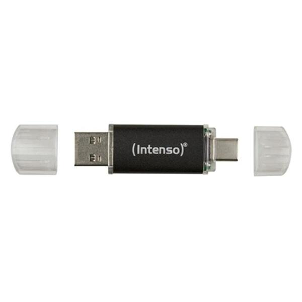 Memória USB INTENSO Twist Line 256 GB Antracite (2 Unidades)