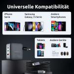 Carregador de Parede INTENSO GaN W100ACC Preto 100 W