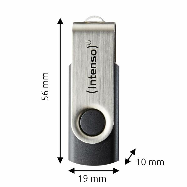 Memória USB INTENSO Office Line 256 GB Preto