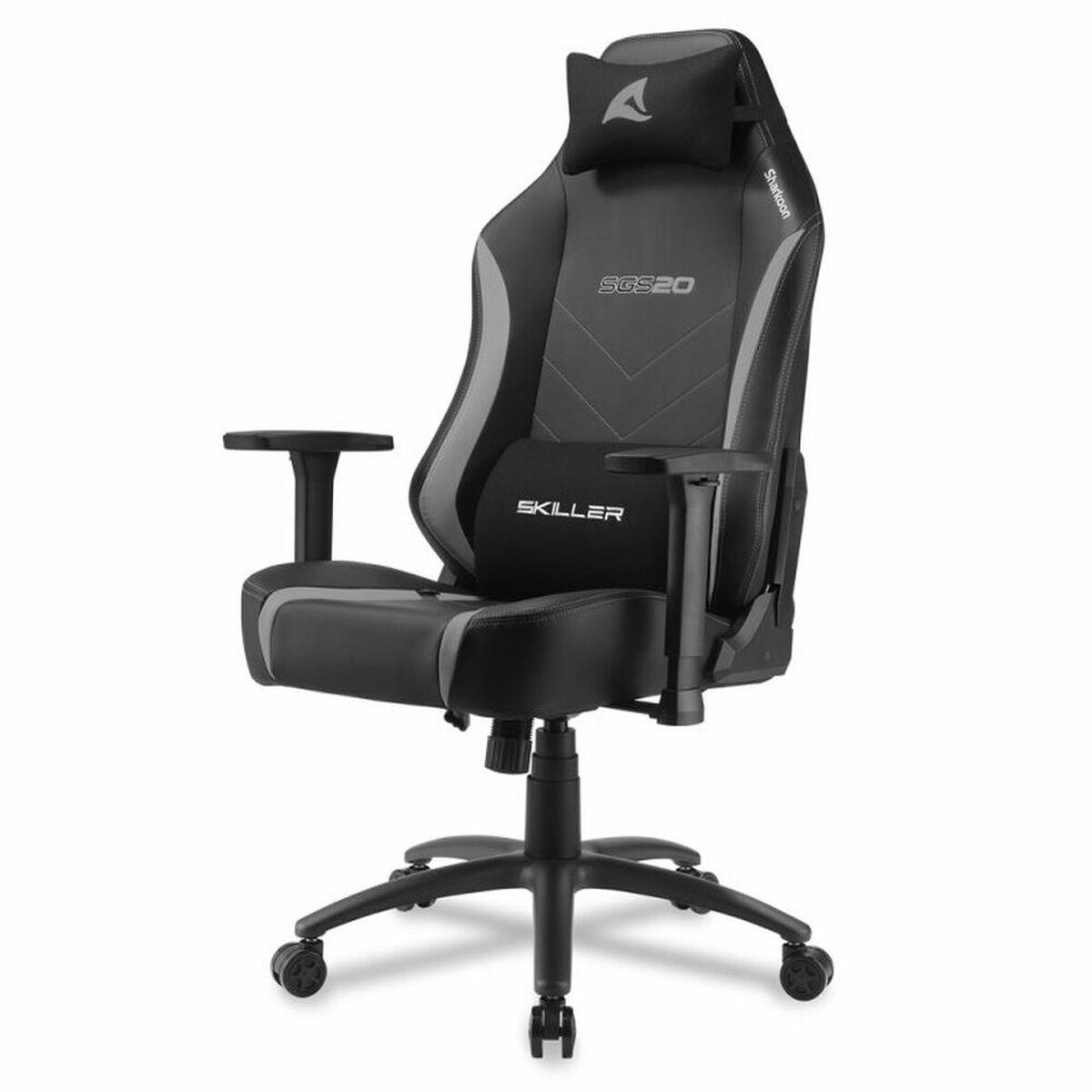 Cadeira de Gaming Sharkoon Preto Cinzento