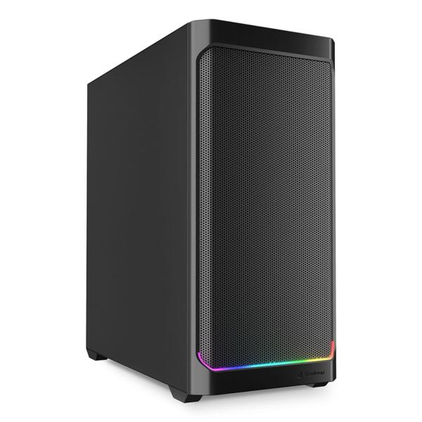 Caixa Semitorre ATX Sharkoon AK4 RGB STRIP Preto