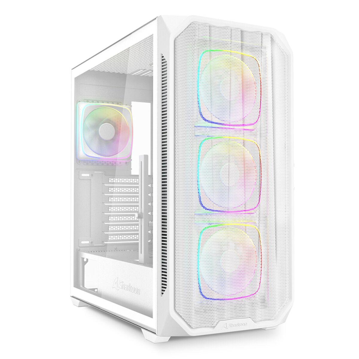 Caixa Semitorre ATX Sharkoon AK5M RGB Branco