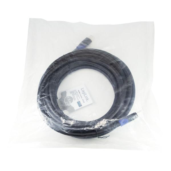 Cabo HDMI LogiLink CH0065 Preto 7,5 m