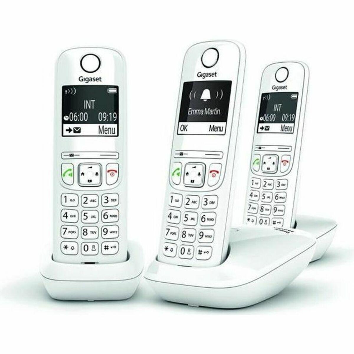 Telefone Fixo Gigaset AS690 Trio Branco