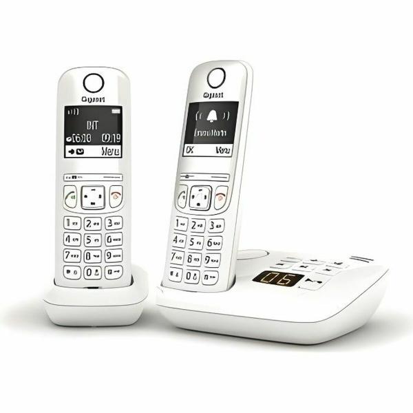Telefone sem fios Gigaset AS690A Duo Branco