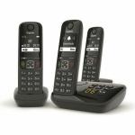 Telefone Fixo Gigaset AS690A Trio Preto