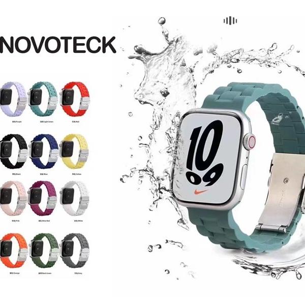 Pulseira Silicone Com Gancho Para AppleWatch