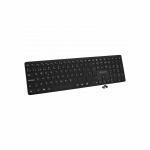 Teclado Bluetooth V7 KW550 BT Preto Qwerty espanhol