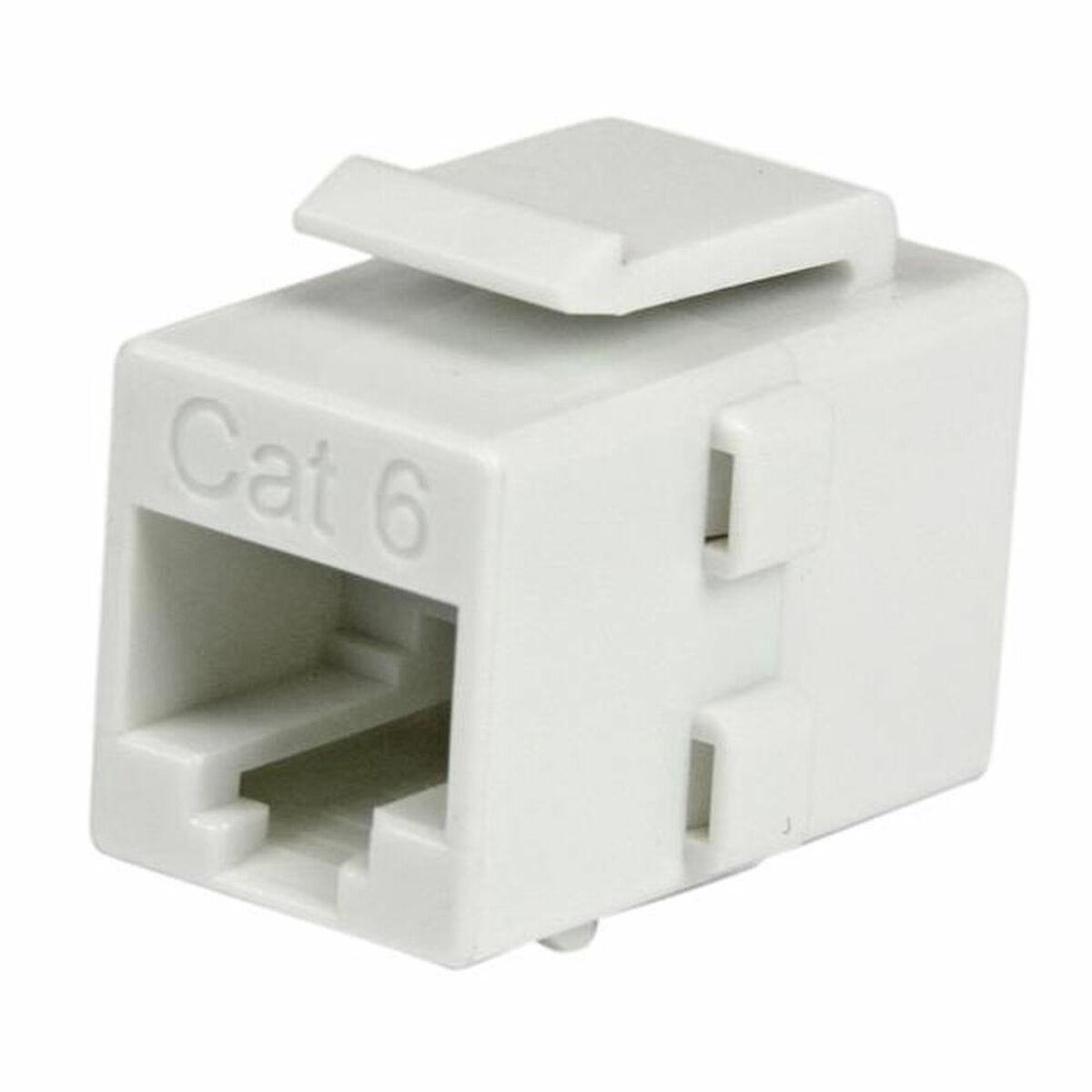 Adaptador RJ45 Startech C6KEYCOUPLWH RJ45 Branco