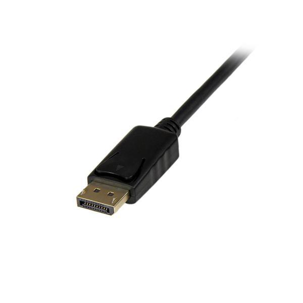 Adaptador DisplayPort para adaptador DVI Startech DP2DVIMM3BS Preto 90 cm