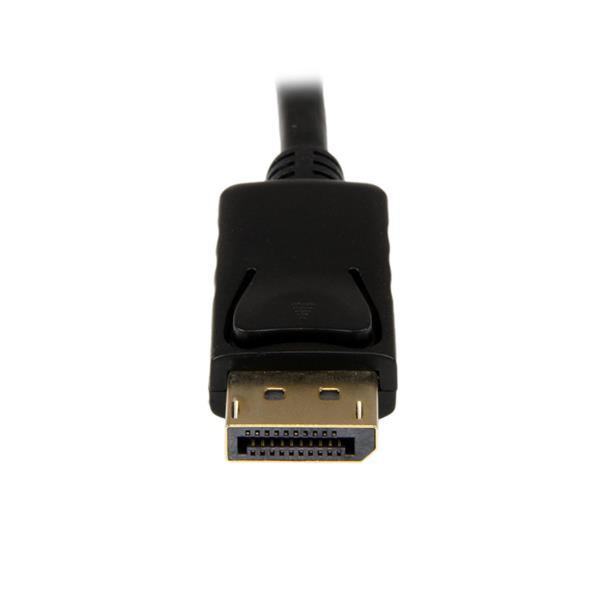 Adaptador DisplayPort para adaptador DVI Startech DP2DVIMM3BS Preto 90 cm