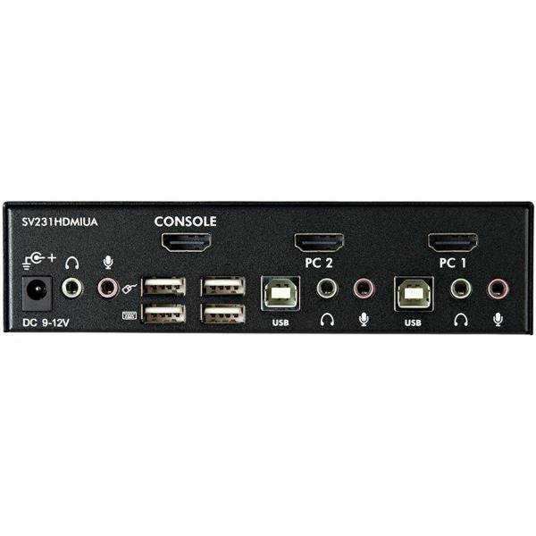 Switch KVM Startech SV231HDMIUA FHD HDMI USB Preto