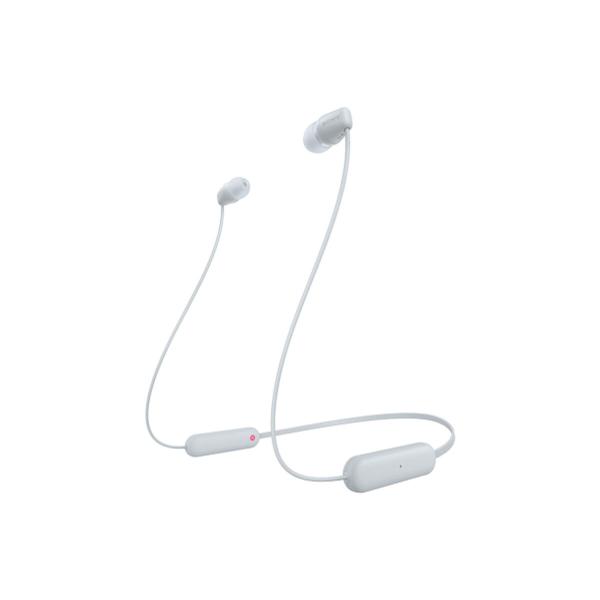 Auriculares Bluetooth Sony WI-C100 Branco (1 Unidade)