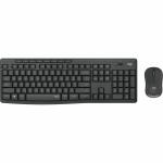 Teclado e Rato sem Fios Logitech MK295 Francês Preto Cinzento AZERTY