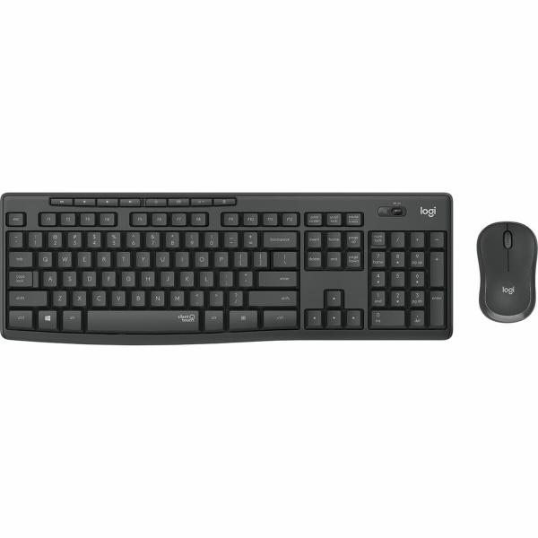 Teclado e Rato sem Fios Logitech 920-009870 Sem Fios Preto Cinzento Grafite português
