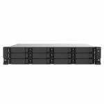 Armazenamanto em Rede NAS Qnap TS-1273AU-RP-8G Preto Cinzento Alumínio