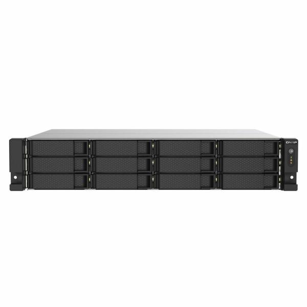 Armazenamanto em Rede NAS Qnap TS-1273AU-RP-8G Preto Cinzento Alumínio
