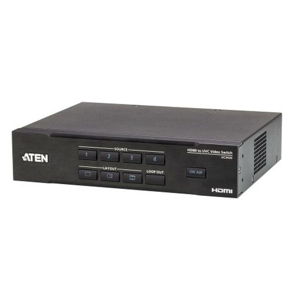 Comutador HDMI Aten UC3430-AT-G Preto