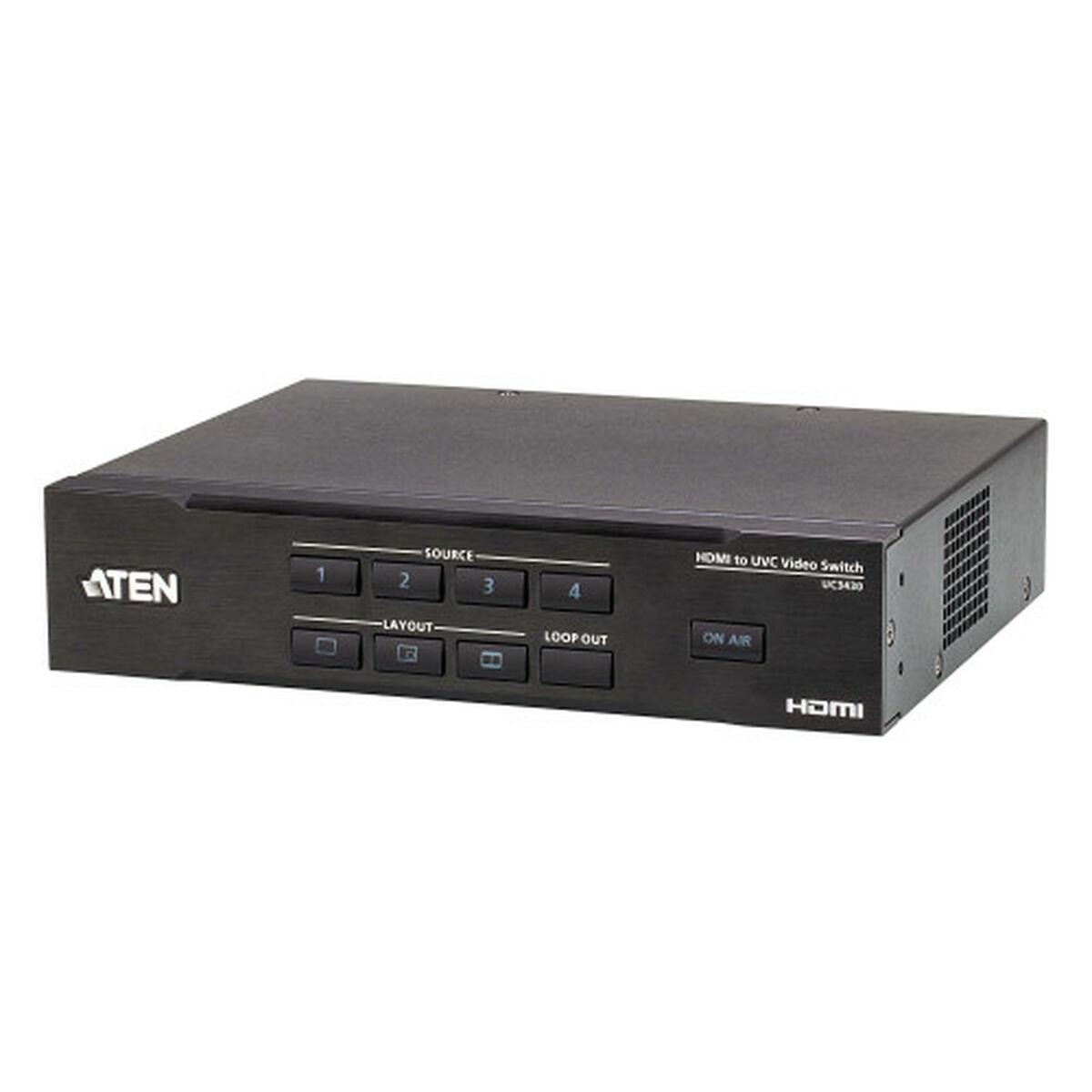 Comutador HDMI Aten UC3430-AT-G Preto