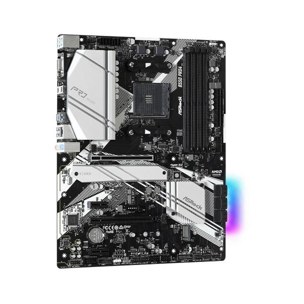 Placa Mãe ASRock B550 Pro4 AMD B550 AMD AM4