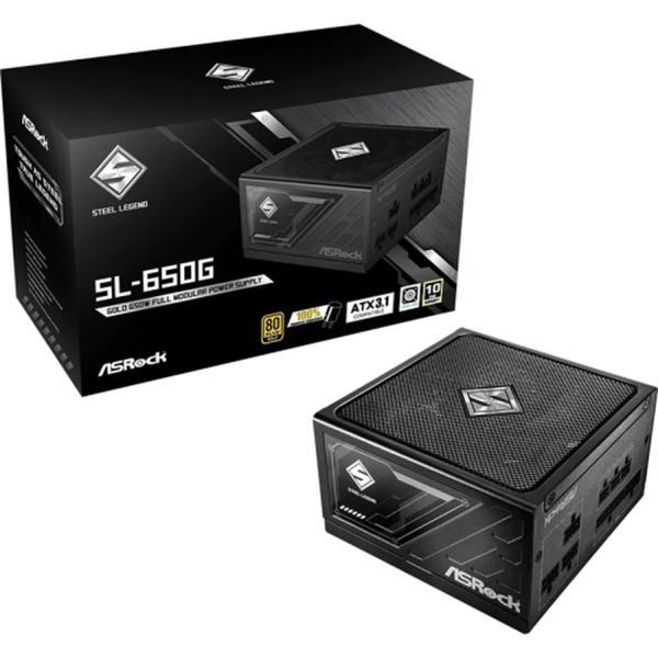 Fonte de Alimentação ASRock 90-UXS065-GFEAAA 650 W 80 Plus Gold