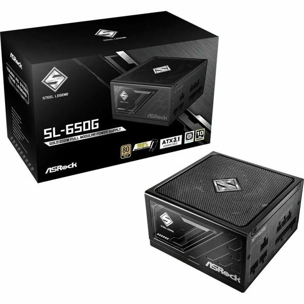 Fonte de Alimentação ASRock 90-UXS065-GFEAAA 650 W 80 Plus Gold