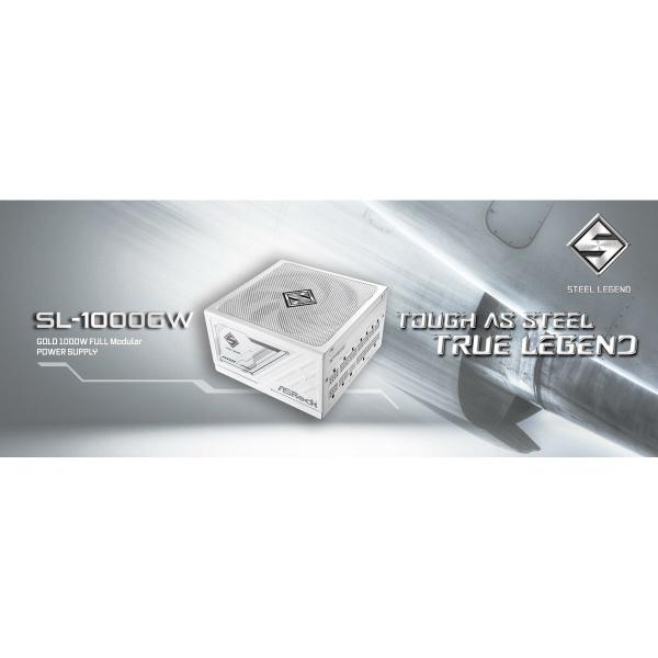 Fonte de Alimentação ASRock 90-UXS100-GFEABA 1000 W 80 Plus Gold