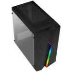 Caixa Semitorre ATX Aerocool Bolt Mini RGB Preto Multicolor