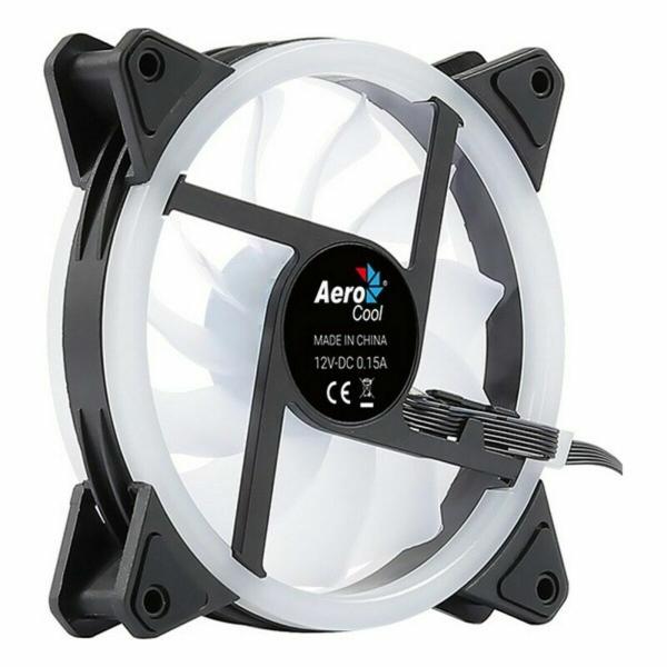Ventilador de Caixa Aerocool Duo 12 1000rpm (Ø 12 cm) RGB Ø 12 cm (1 Unidade)