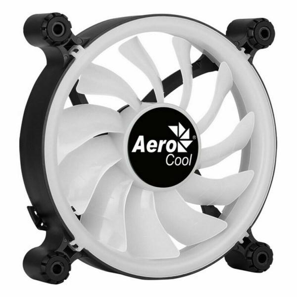 Ventilador de Caixa Aerocool Spectro 12 FRGB 1000rpm (Ø 12 cm) RGB Ø 12 cm (1 Unidade)
