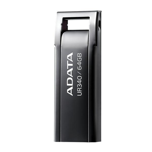 Memória USB Adata AROY-UR340-64GBK 64 GB Preto