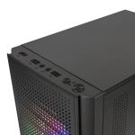 Caixa Micro ATX Mars Gaming MC300 Preto RGB mATX
