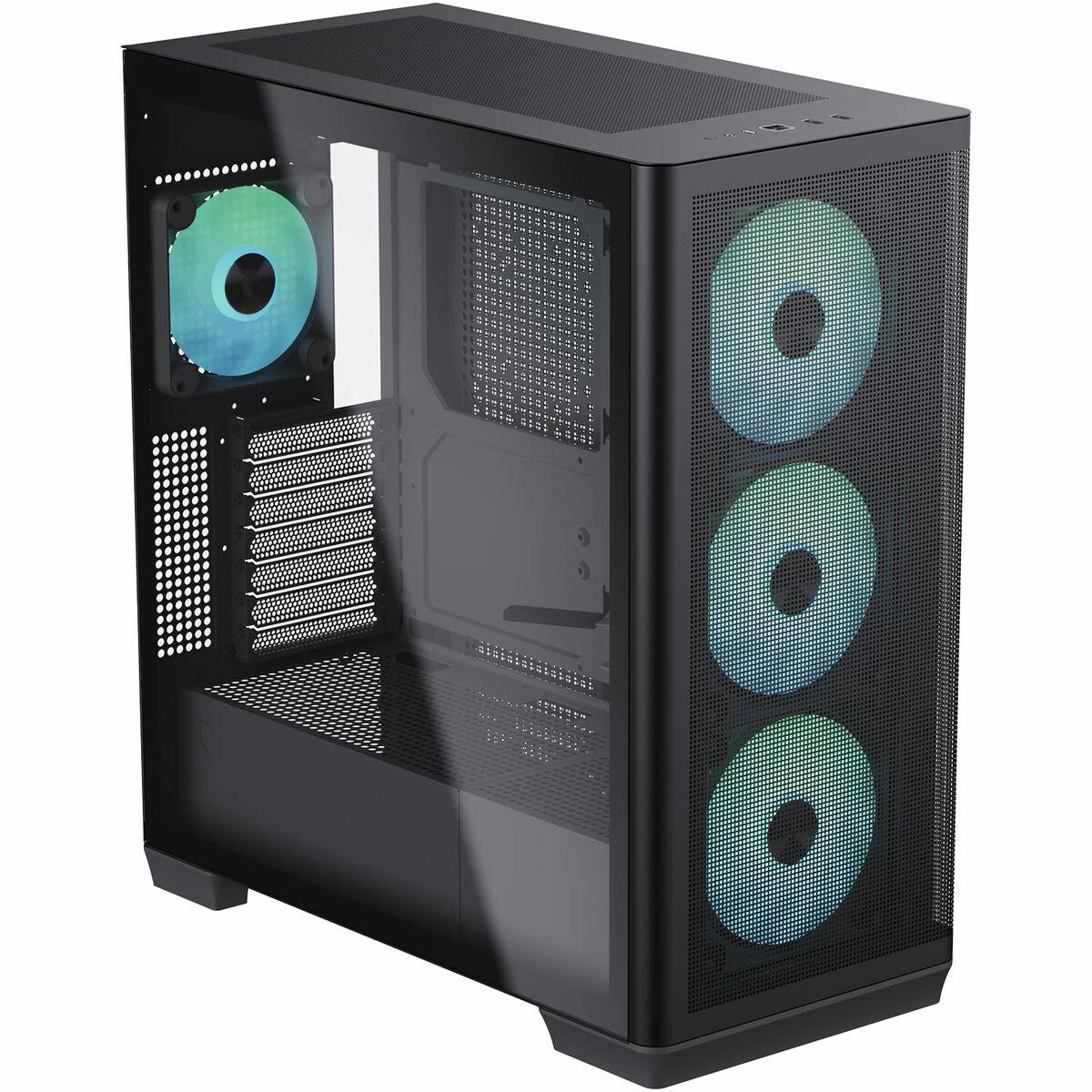 Caixa Semitorre ATX Aerocool APNX-C1-BK-V1-ARGB