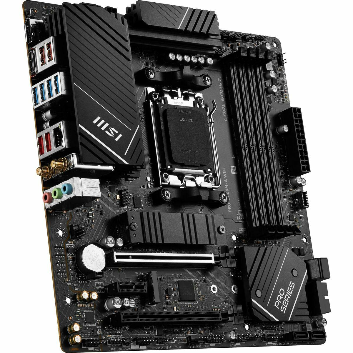 Placa Mãe MSI PRO B650M-A WIFI AMD AMD B650 AMD AM5
