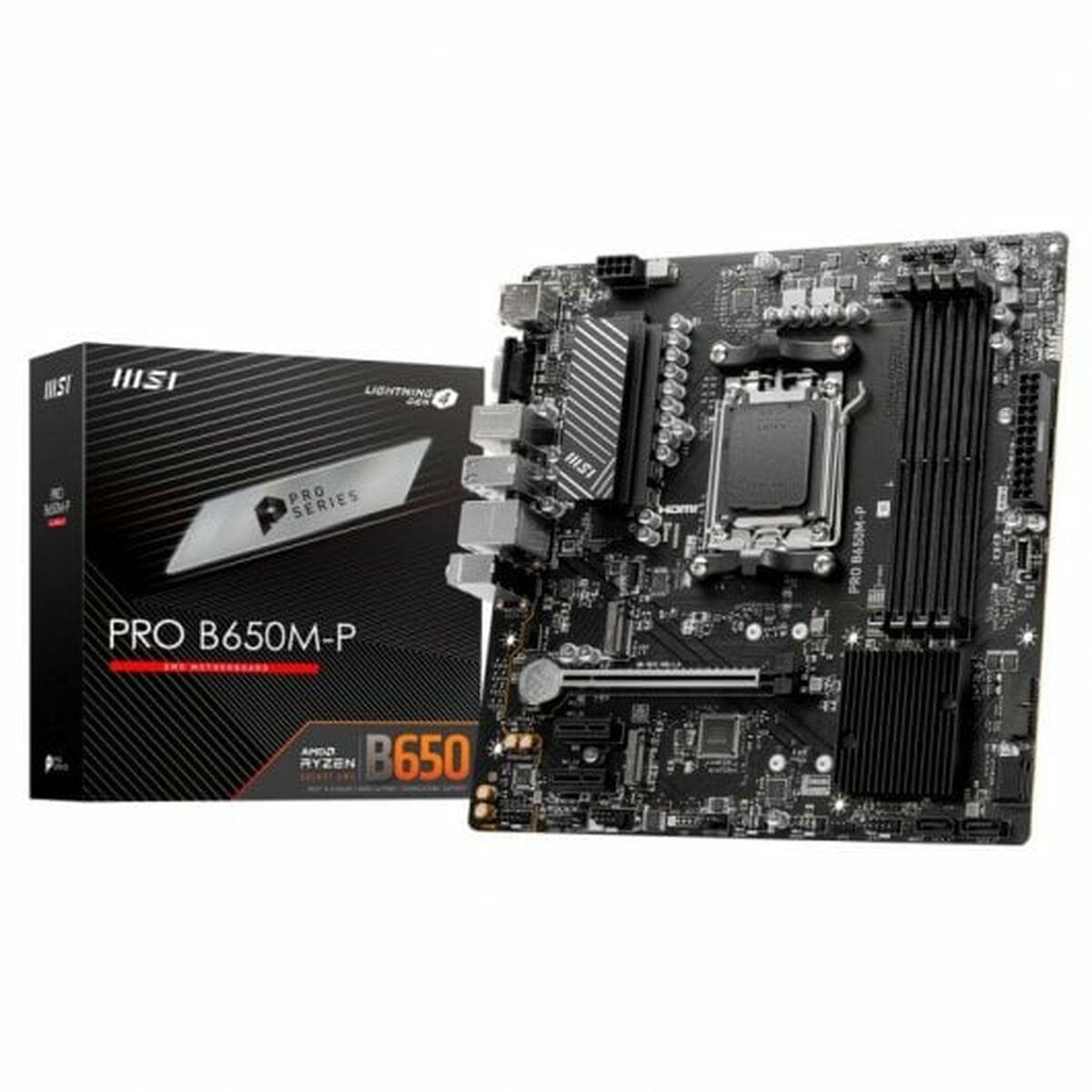 Placa Mãe MSI PRO B650M-P AMD AM5 AMD AMD B650