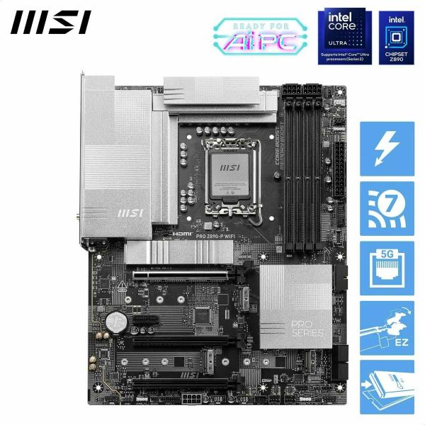 Placa Mãe MSI LGA 1851 Intel Z890