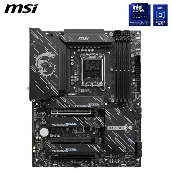 Placa Mãe MSI Z890 GAMING PLUS WIFI Intel Z890 LGA 1851
