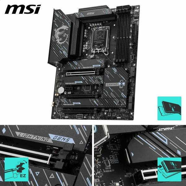 Placa Mãe MSI Z890 GAMING PLUS WIFI Intel Z890 LGA 1851