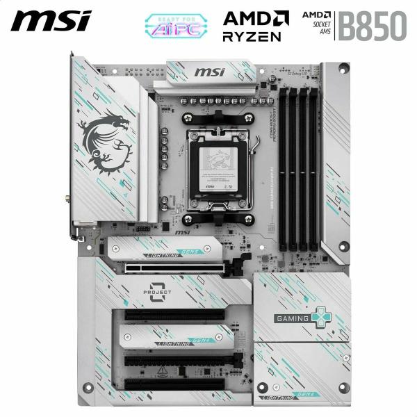 Placa Mãe MSI B850 GAMING PLUS WIFI PZ AMD B850 AMD AM5