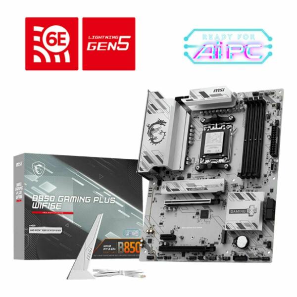 Placa Mãe MSI B850 GAMING PLUS WIFI6E AMD AM5