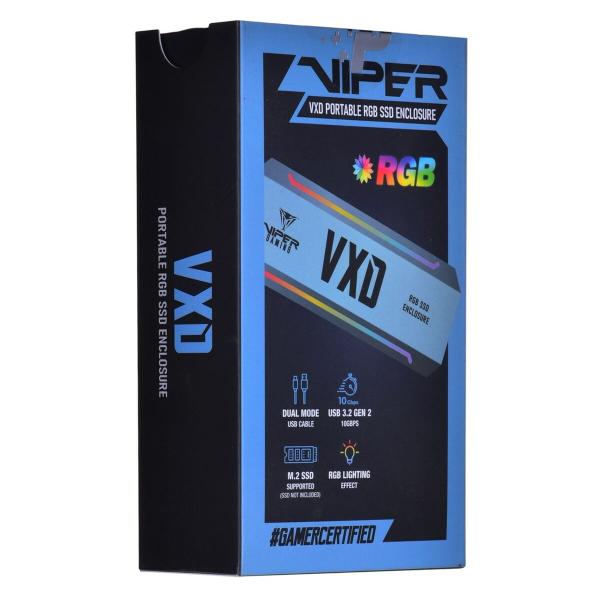 Caixa externa Patriot Memory VXD Prateado