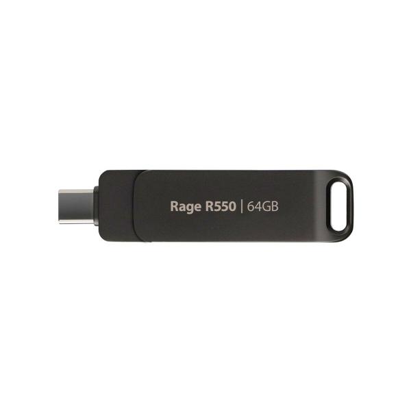 Memória USB Patriot Memory Rage R550 Preto 64 GB