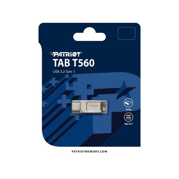 Memória USB Patriot Memory PS128GT560DS5D Prateado 128 GB