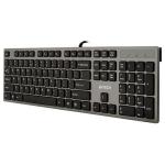 Teclado A4 Tech KV-300H QWERTY Preto Cinzento Monocromática Preto/Cinzento