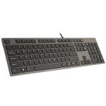 Teclado A4 Tech KV-300H QWERTY Preto Cinzento Monocromática Preto/Cinzento