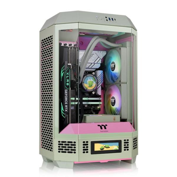 Caixa Semitorre ATX THERMALTAKE Tower 300 Matcha Plum