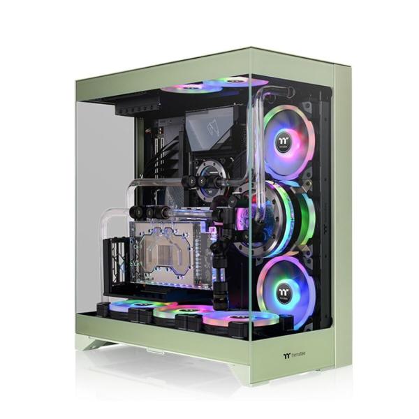 Caixa Semitorre ATX THERMALTAKE CTE E550 TG Verde