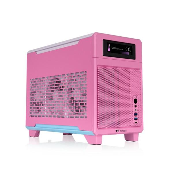 Caixa Semitorre ATX THERMALTAKE CA-11A-00SANN-00 Cor de Rosa