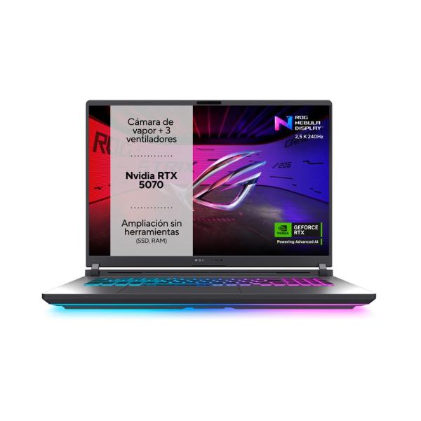 Laptop Asus ROG Strix G18 G815LP-S9034 17" intel core ultra 9 275HX 32 GB RAM 1 TB SSD nvidia geforce rtx 5070 Qwerty espanhol