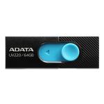 Memória USB Adata UV220 64 GB Preto/Azul